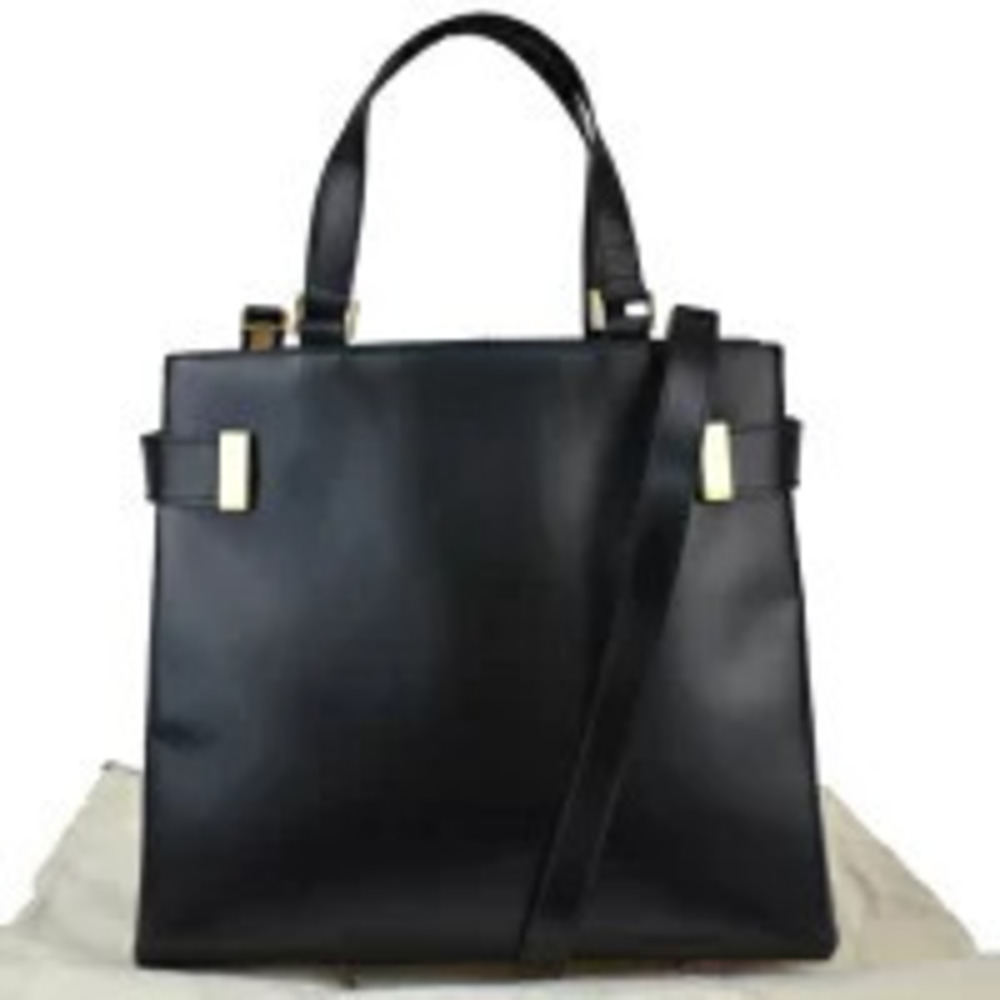 Gucci Handbag Shoulder Black Leather